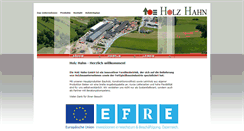 Desktop Screenshot of holz-hahn.at