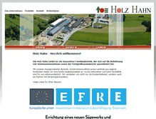 Tablet Screenshot of holz-hahn.at